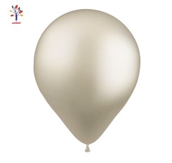 Baloane latex 100 buc/set 5” (13 cm) alb nisip sidefat #71