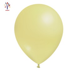 Baloane latex 100 buc/set 12” (30 cm) galben pal #48