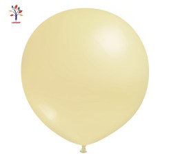 Baloane latex jumbo 18” (46 cm) 10/set crem nude #01