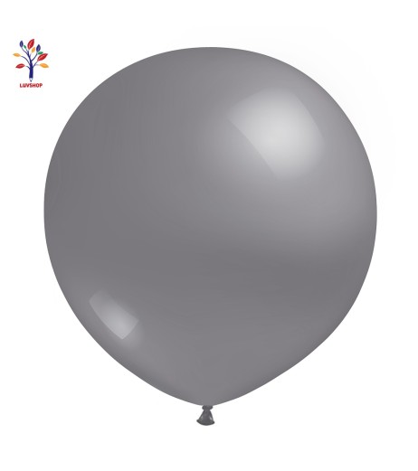 Jumbo latex balloons 18” (46 cm) 10/set neutral gray #14