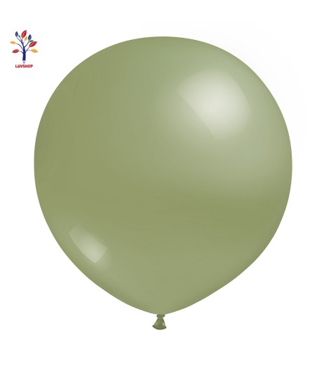 Baloane latex jumbo 18” (46 cm) 10/set verde eucalipt #19