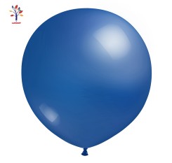 Baloane latex jumbo 18” (46 cm) 10/set bleumarin translucid #20