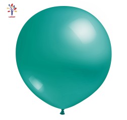 Baloane latex jumbo 18” (46 cm) 10/set turcoaz translucid #21