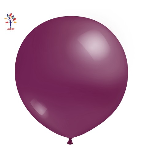 Jumbo latex balloons 18” (46 cm) 10/set burgundy #24