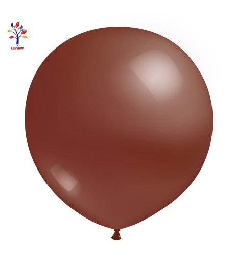 Jumbo latex balloons 18” (46 cm) 10/set dark brown #26