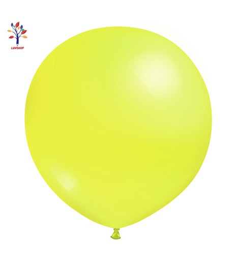 Baloane latex jumbo 18” (46 cm) 10/set galben lemon #30