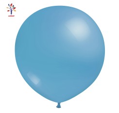 Baloane latex jumbo 18” (46 cm) 10/set albastru deschis #43