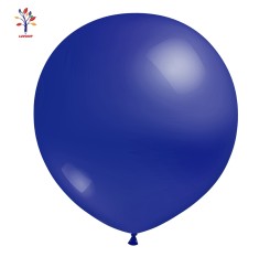 Baloane latex jumbo 18” (46 cm) 10/set albastru indigo #45