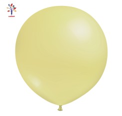 Baloane latex jumbo 18” (46 cm) 10/set galben pal #48