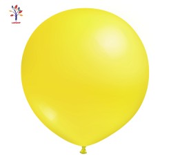 Baloane latex jumbo 18” (46 cm) 10/set galben aprins #58