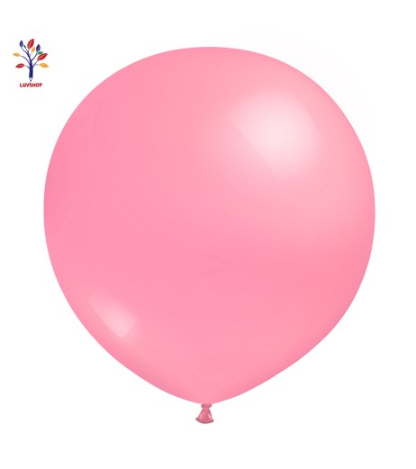 Baloane latex jumbo 18” (46 cm) 10/set roz barbiedoll #60