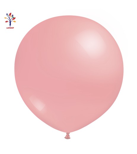 Baloane latex jumbo 18” (46 cm) 10/set roz mat #66