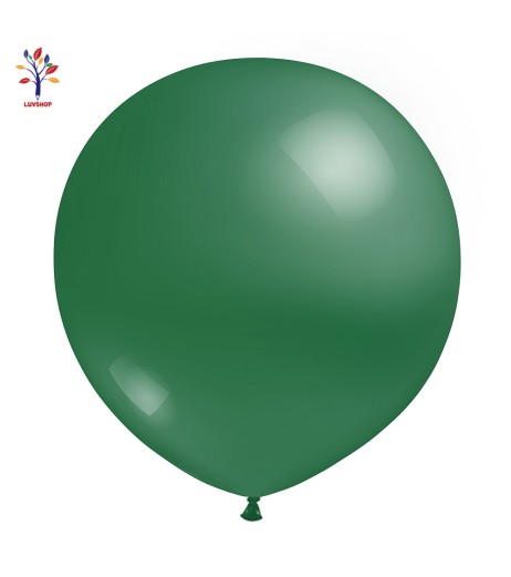 Jumbo latex balloons 18” (46 cm) 10/set forest green translucent #70