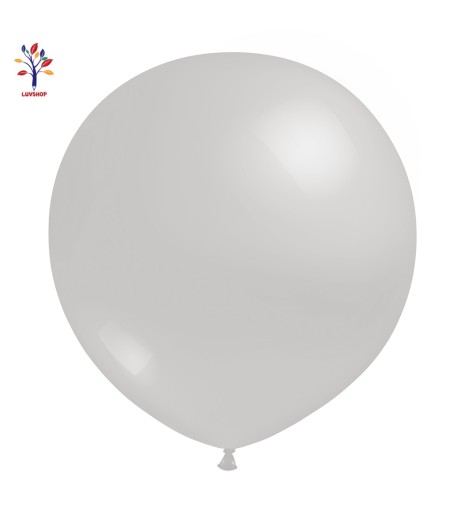 Jumbo latex balloons 18 (46 cm) 10/set smoke gray #A02