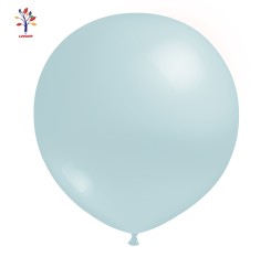 Baloane latex jumbo 18” (46 cm) 10/set misty blue #A14