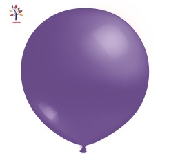 Baloane latex jumbo 18” (46 cm) 10/set black purple #S30