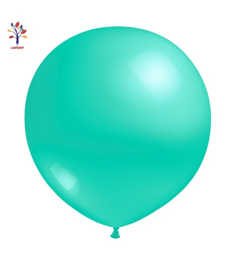 Baloane latex jumbo 18” (46 cm) 10/set turquoise #S39