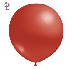 Baloane latex jumbo 18” (46 cm) 10/set angora red #V45