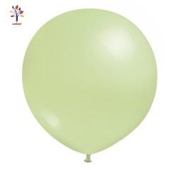 Jumbo latex balloons 18” (46 cm) 10/set green tea retro #V47