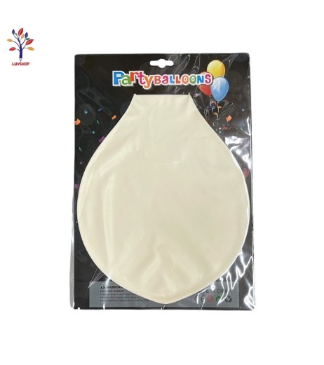 Balon latex jumbo 36” (91 cm) alb