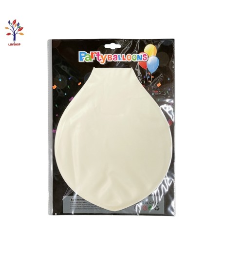 Balon latex jumbo 36” (91 cm) alb