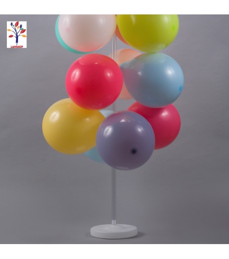 Balloon support column pole