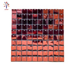 Party decoration sequin panel medium brown metallic 30*30 cm