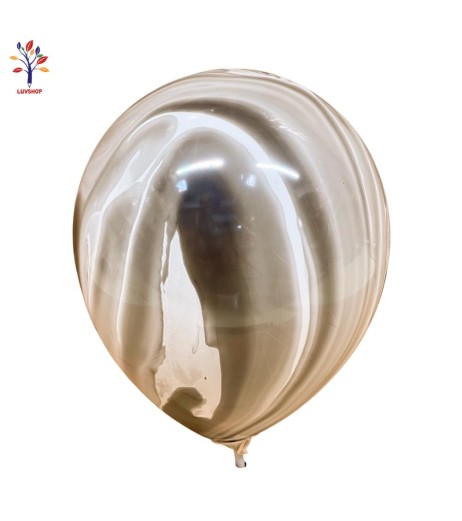 BW73NGR - Baloane latex 100 buc/set 12 (30 cm) marble negru Baloane latex 100 buc/set 12 (30 cm) marble negru