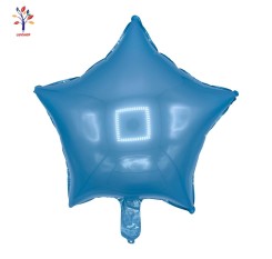 Baloane folie Stea bleu 18” (46 cm) 5 buc/set