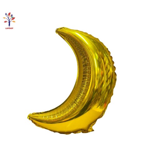 Moon foil balloons 18” (46 cm) 5 pcs/set gold