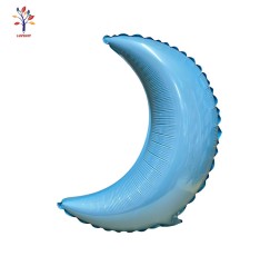 Baloane folie Luna 18” (46 cm) 5 buc/set bleu