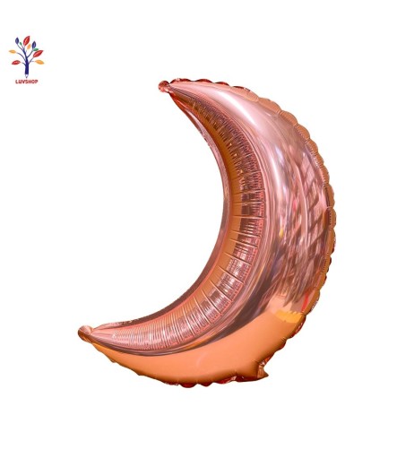 Baloane folie Luna 18” (46 cm) 5 buc/set roz