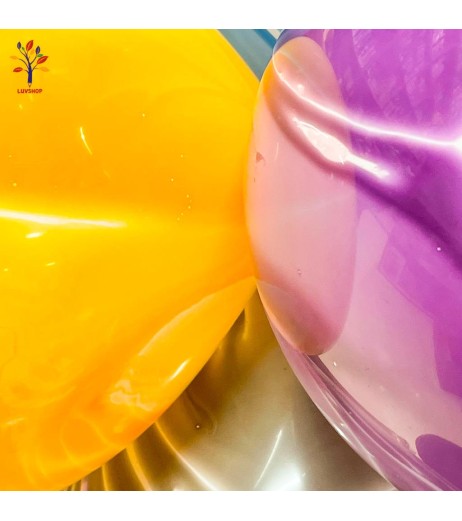 Baloane latex 100 buc/set 12” (30 cm) marble combinate