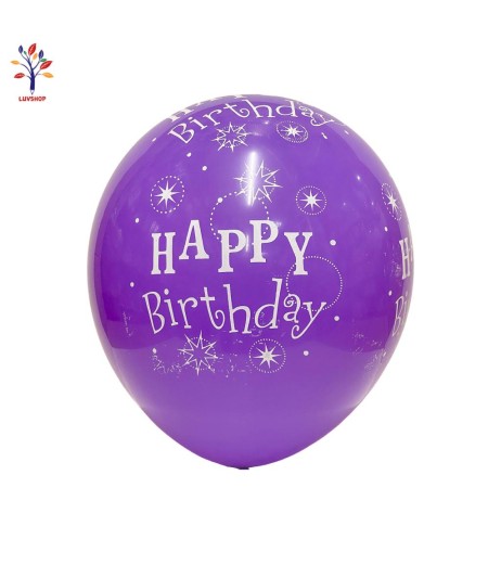 BX83 - Baloane latex 100 buc/set 12 (30 cm) Happy Birthday Baloane latex 100 buc/set 12 (30 cm) Happy Birthday