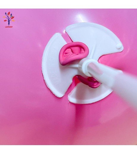 Bete + rozete pentru baloane din latex L=40cm 95-100 set