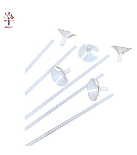 Bete + rozete pentru baloane din latex L=40cm 95-100 set