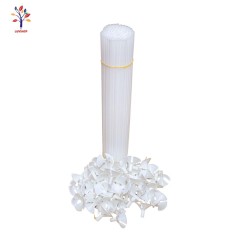 Sticks + rosettes for latex balloons L=40cm 95-100 set