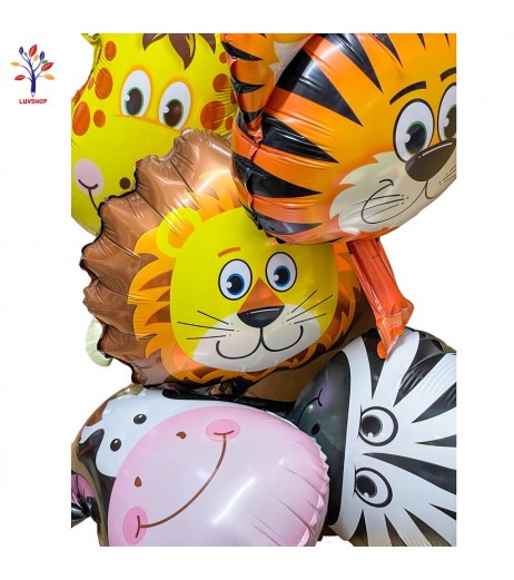 Animal figurine foil balloons 35 cm