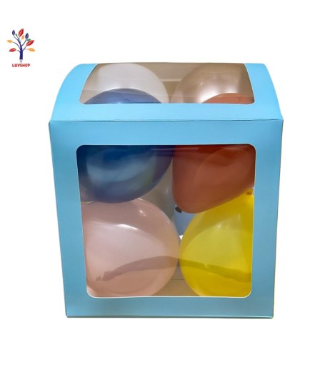 XLM31-2 - Cutii BABY pentru baloane 4 buc/set bleu Cutii BABY pentru baloane 4 buc/set bleu