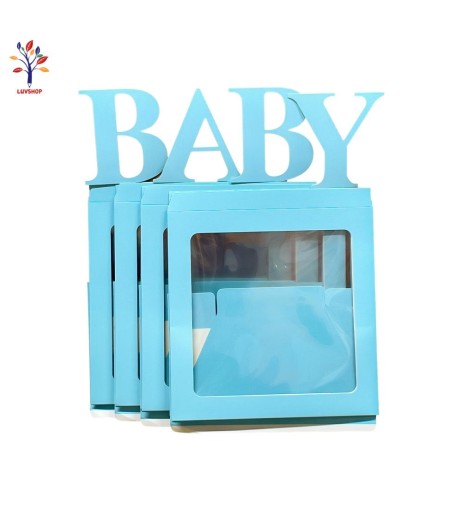 XLM31-2 - Cutii BABY pentru baloane 4 buc/set bleu Cutii BABY pentru baloane 4 buc/set bleu