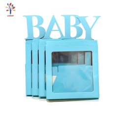 Balloon decoration cubes 4/set blue