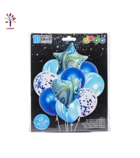 Baloane 10 buc/set latex + folie