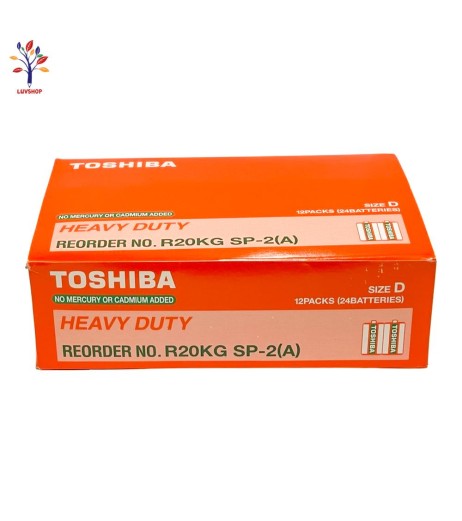 TSHR20D - Baterie TOSHIBA R20D 1.5V Baterie TOSHIBA R20D 1.5V