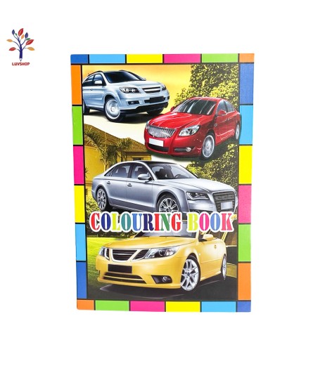 Coloring book with stickers
