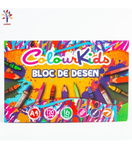 Bloc desen A4 120gr
