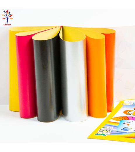 CF64 - Hartie glasata autoadeziva A4 6 coli/top Hartie glasata autoadeziva A4 6 coli/top