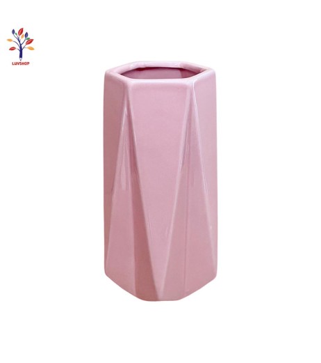 Vaza ceramica hexagonala