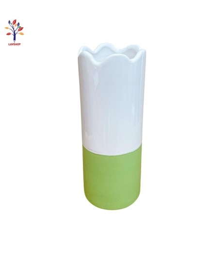 Vaza ceramica in doua culori