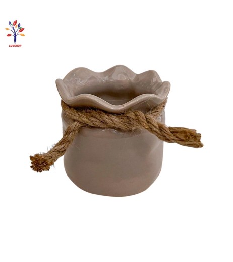 Vaza ceramica mica cu sfoara