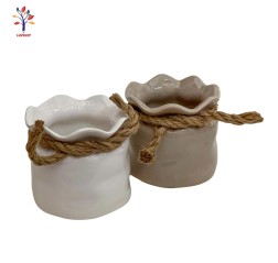 Vaza ceramica mica cu sfoara